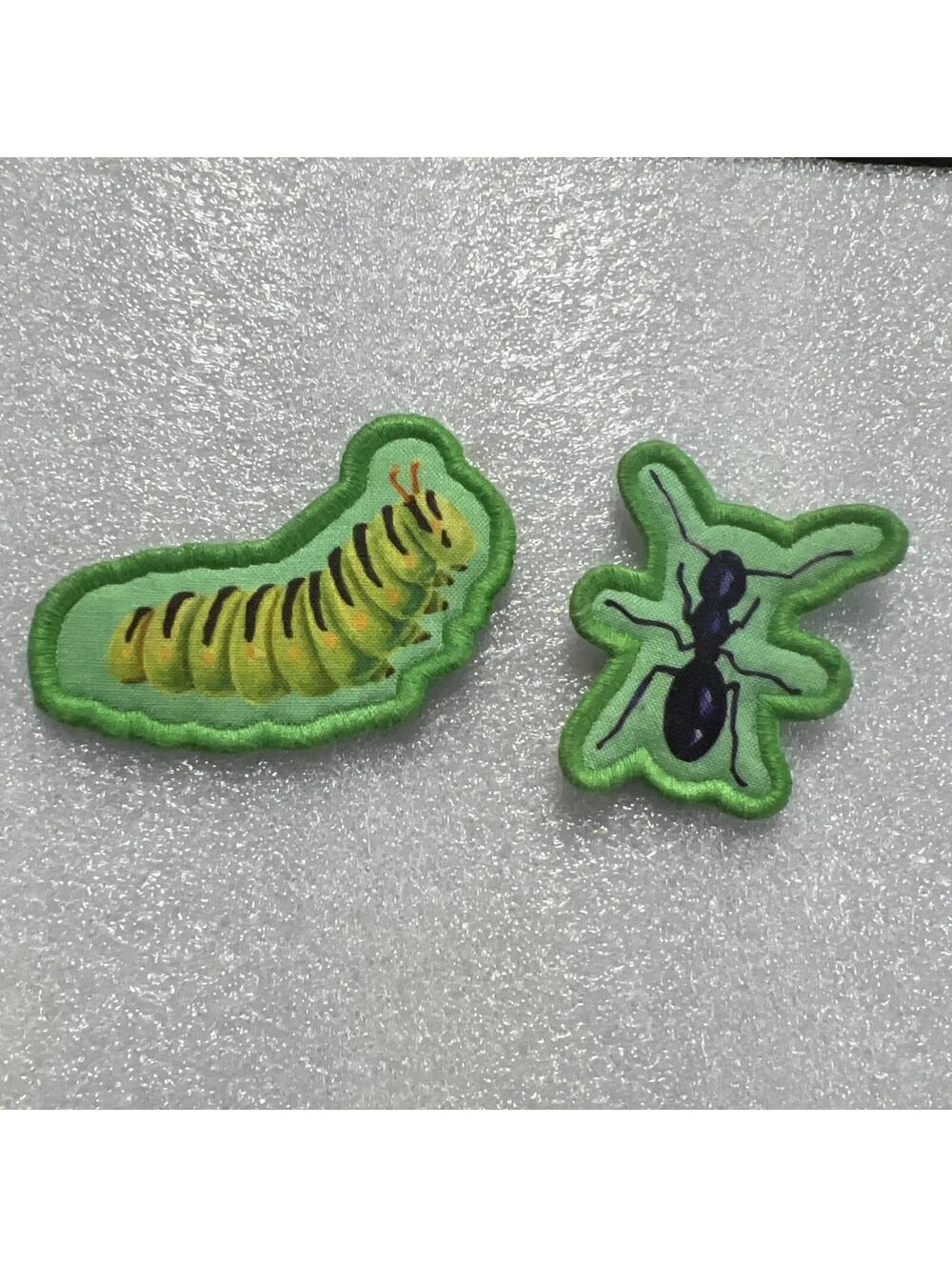 Lovevery Fuzzy Bug Shrub Green Caterpillar  And Ant Replacement Part Pieces